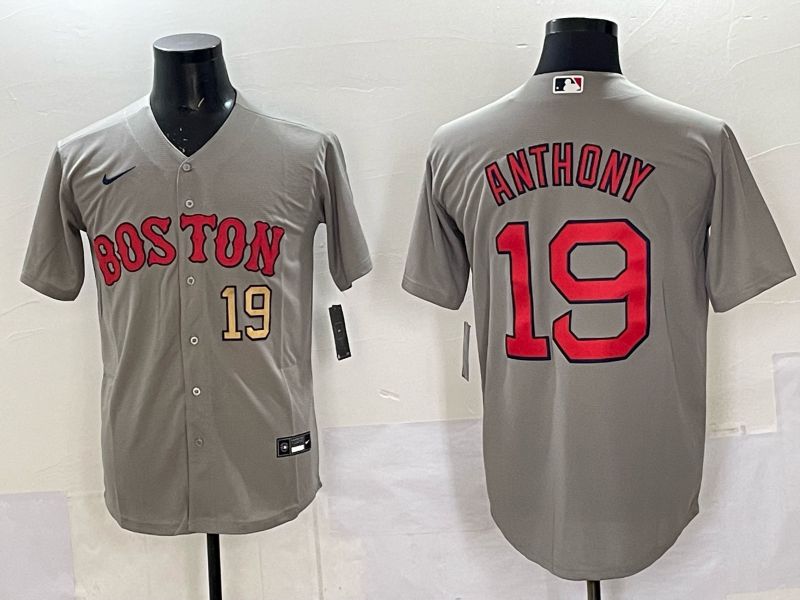 Men Boston Red Sox Nike #19 Anthony Grey 2025 MLB Jersey 06->oakland athletics->MLB Jersey